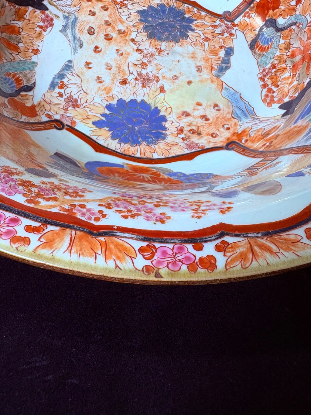 Antique 19th Century Japanese Imari Porcelain Bowl (c. 1870–1890)