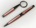 RARE CROSS PEARLESCENT PINK BALLPOINT PEN & MATCHING KEYCHAIN PEN SET 2009