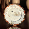 Meiji Period Imura Yokohama Porcelain Charger, 9 Inch Antique