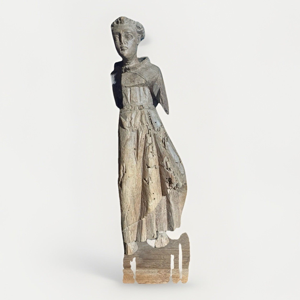 1500-1600s Spanish Colonial Santos Figure – Museum Marked 79.29.124”