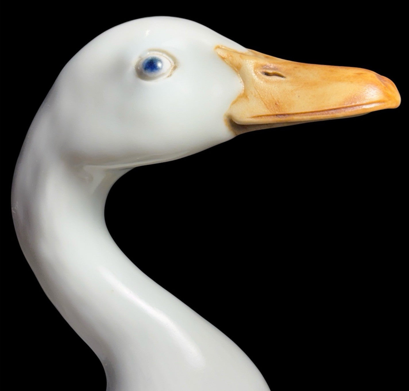 VTG Chinese Porcelain Duck Figurine