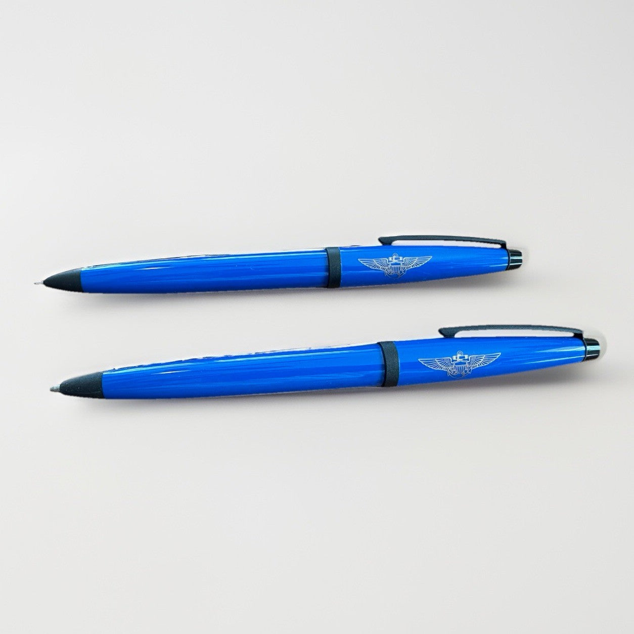 Cross Blue NAVY Ballpoint Pen & Mechanical Pencil Set RARE
