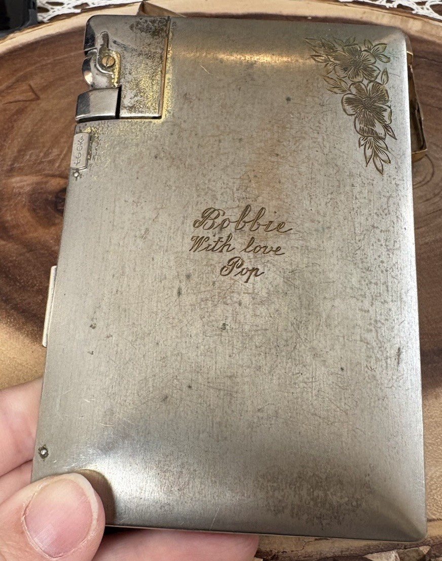 Vintage Elgin & Ronson Dureum Cigarette Case Lighters Lot of 2 – As Is