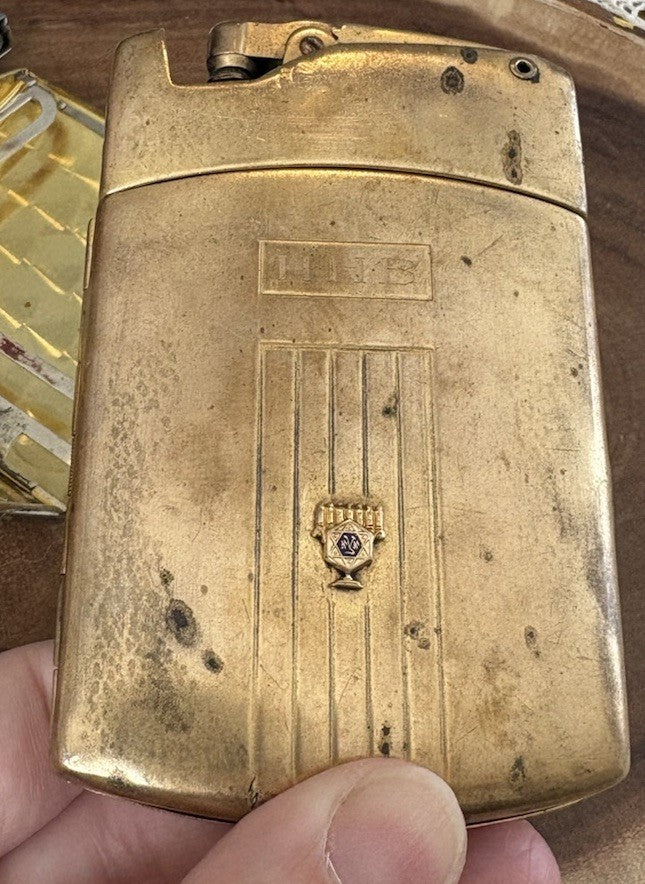 Vintage Elgin & Ronson Dureum Cigarette Case Lighters Lot of 2 – As Is