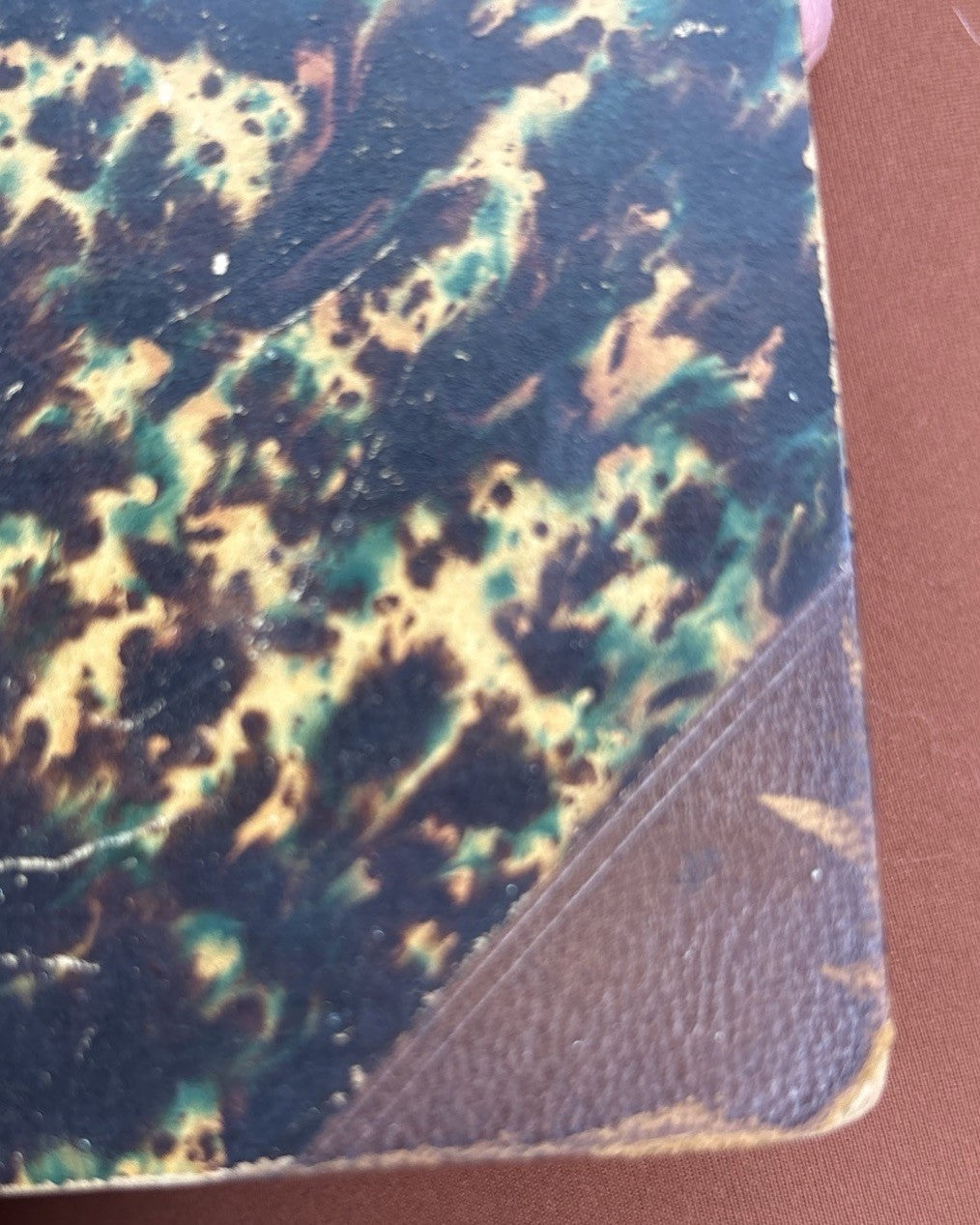 1865 Xenophon L’Anabase II Greek French Paris Hachette Leather Antique