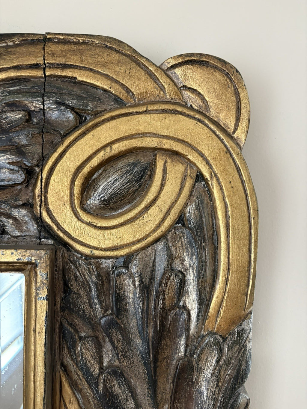 Extra Large Wood Carved Mirror, Incredible Designs From Mid Century Modern 54lbs