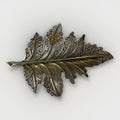 Vtg Topazio 925 Sterling Silver Filigree Leaves Brooch Portugal Stamped
