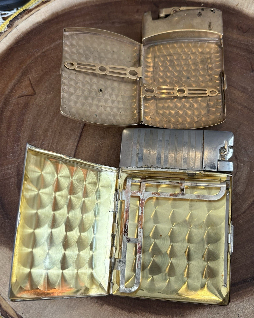 Vintage Elgin & Ronson Dureum Cigarette Case Lighters Lot of 2 – As Is