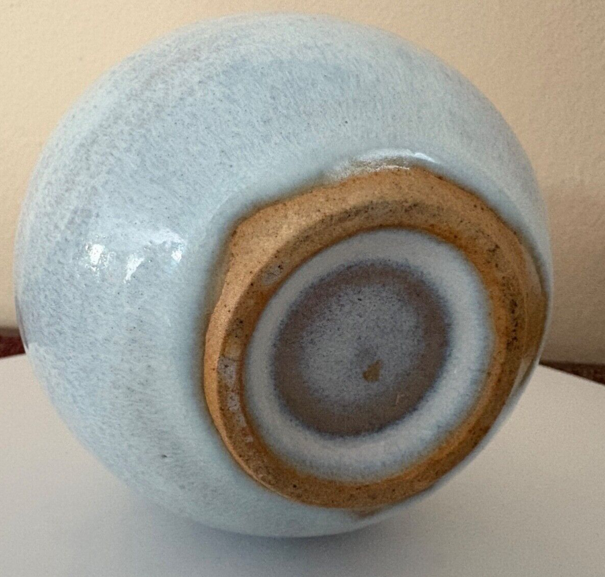 Vintage MCM Pottery Studio Art Pottery Bud Vase Stoneware 5”