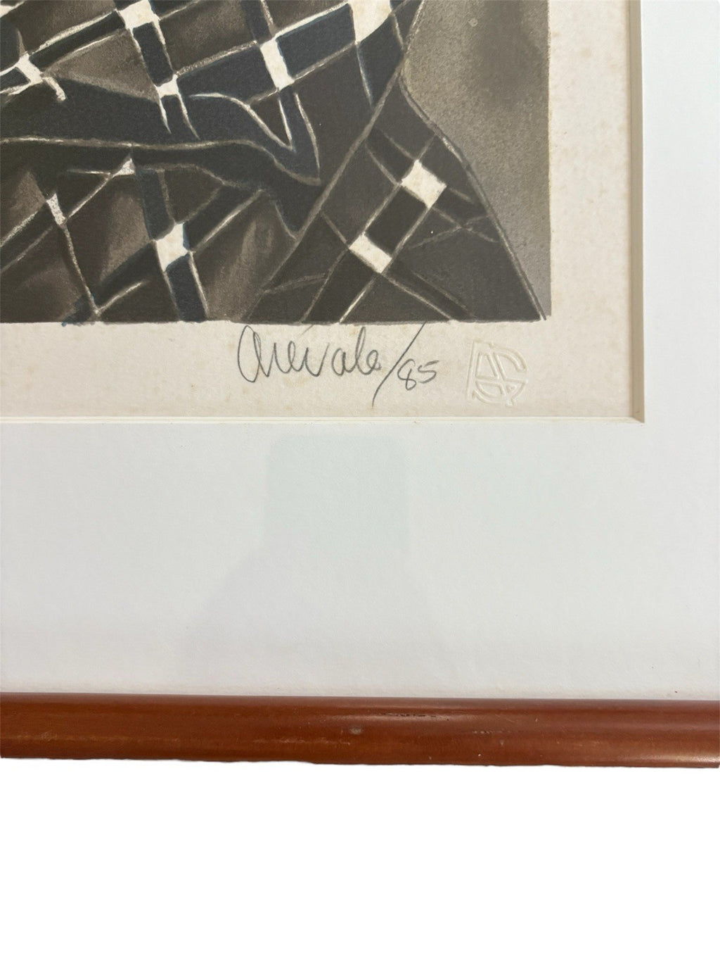 Artist Proof Javier Arevalo, Lithograph Artist Proof 1985 “maternidad” Show 9/18