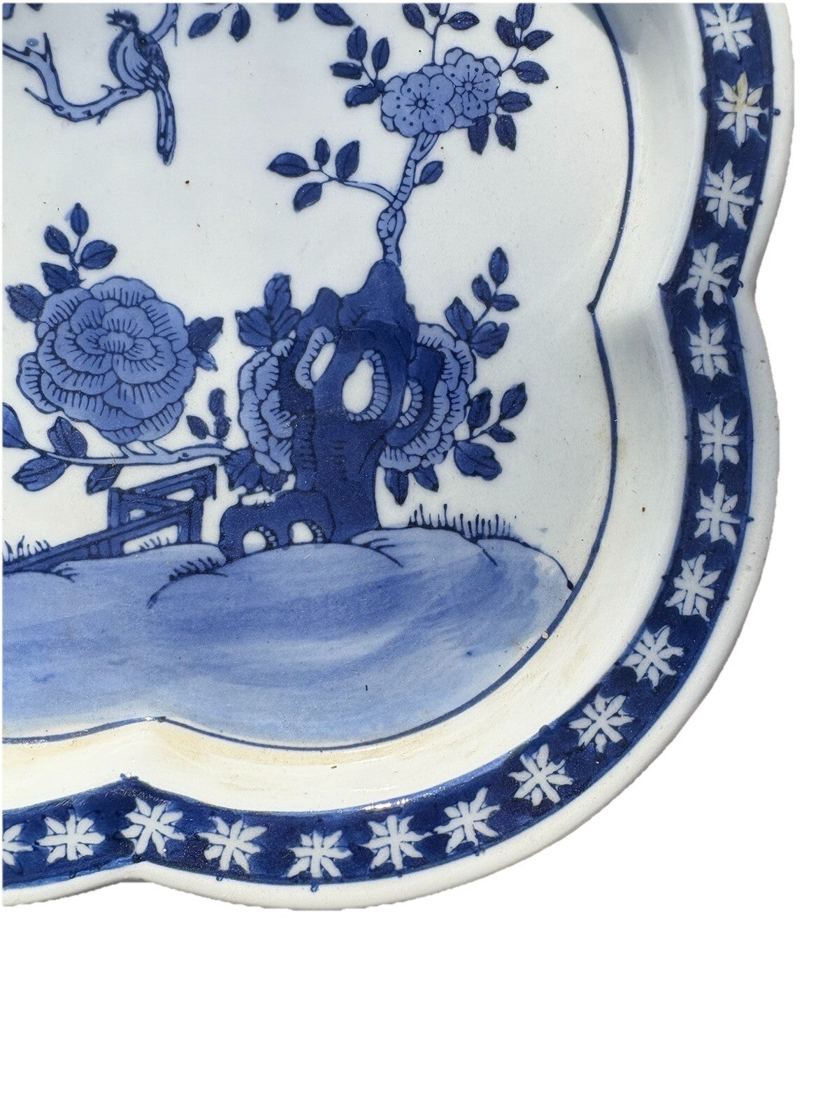Blue Willow Plate tray 9” square Serve Sushi, Dim sum.  Traditional Japanese