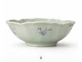 Antique Chinese Celadon Porcelain Bowl Qing Dynasty Blue White Enamel 1720/1760