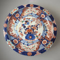 Large Antique Japanese Imari Charger 1800s Hand Painted Kutani Style 17”