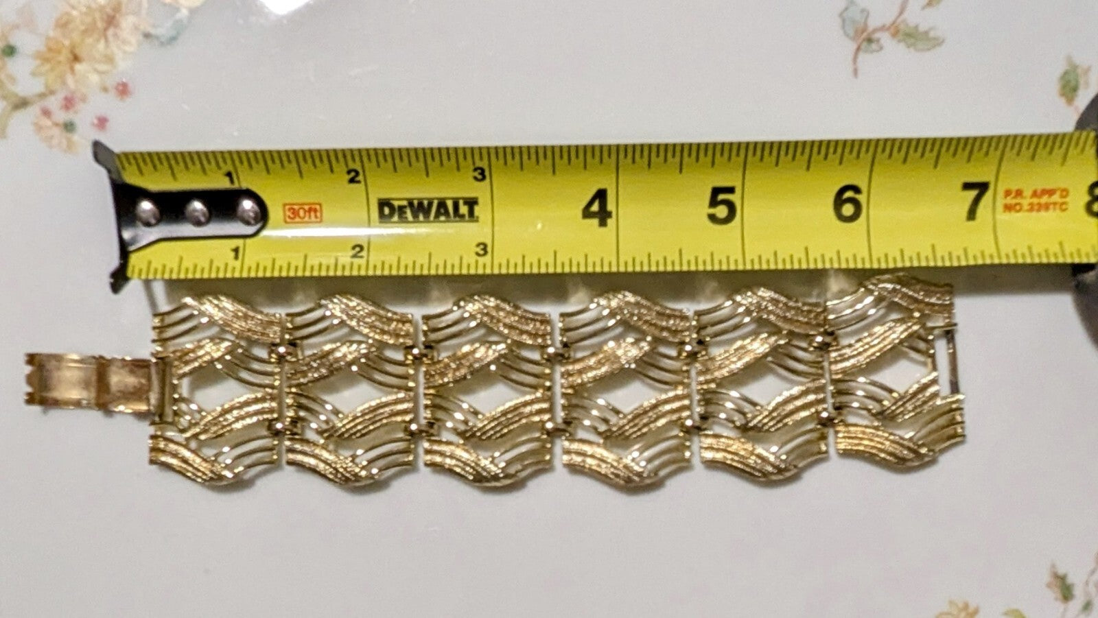 Coro vintage gold tone cuff bracelet
