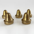 Vintage Dirilyte Gold Alloy Salt & Pepper Shakers Set of 5 Mid Century