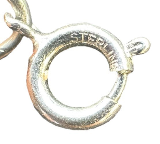 Vintage Sterling Silver Turquoise Nugget Charm Bracelet Southwestern 7”
