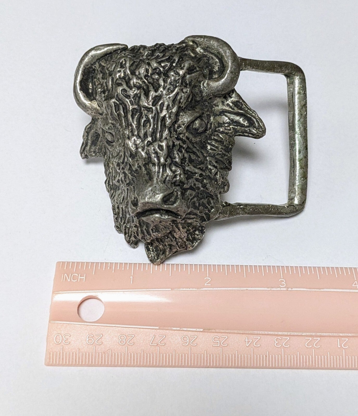 The Great Buffalo Belt Buckle Vintage Western