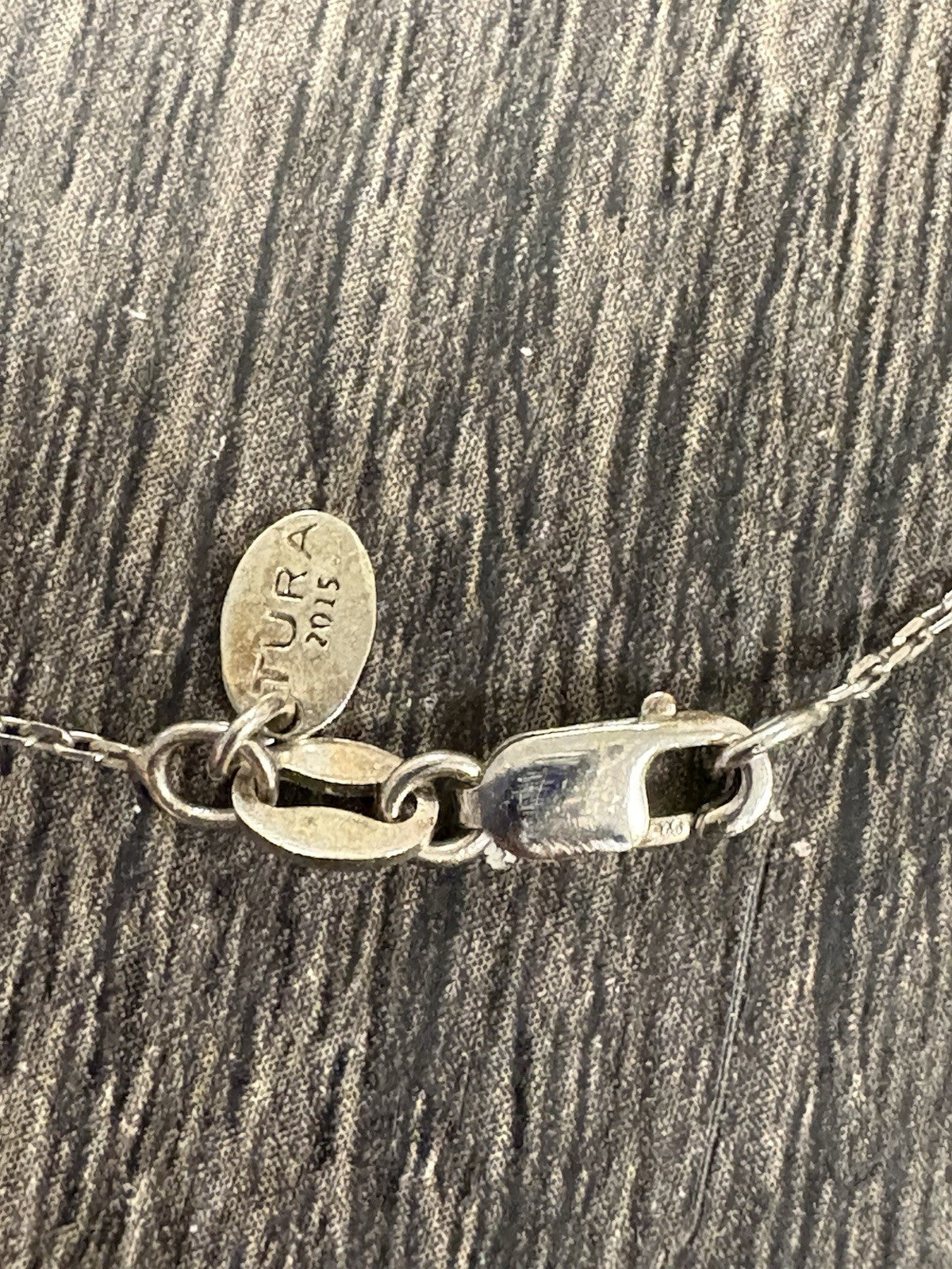 STERLING SILVER EYE GLASSES/SUNGLASSES NECKLACE BY TURA.