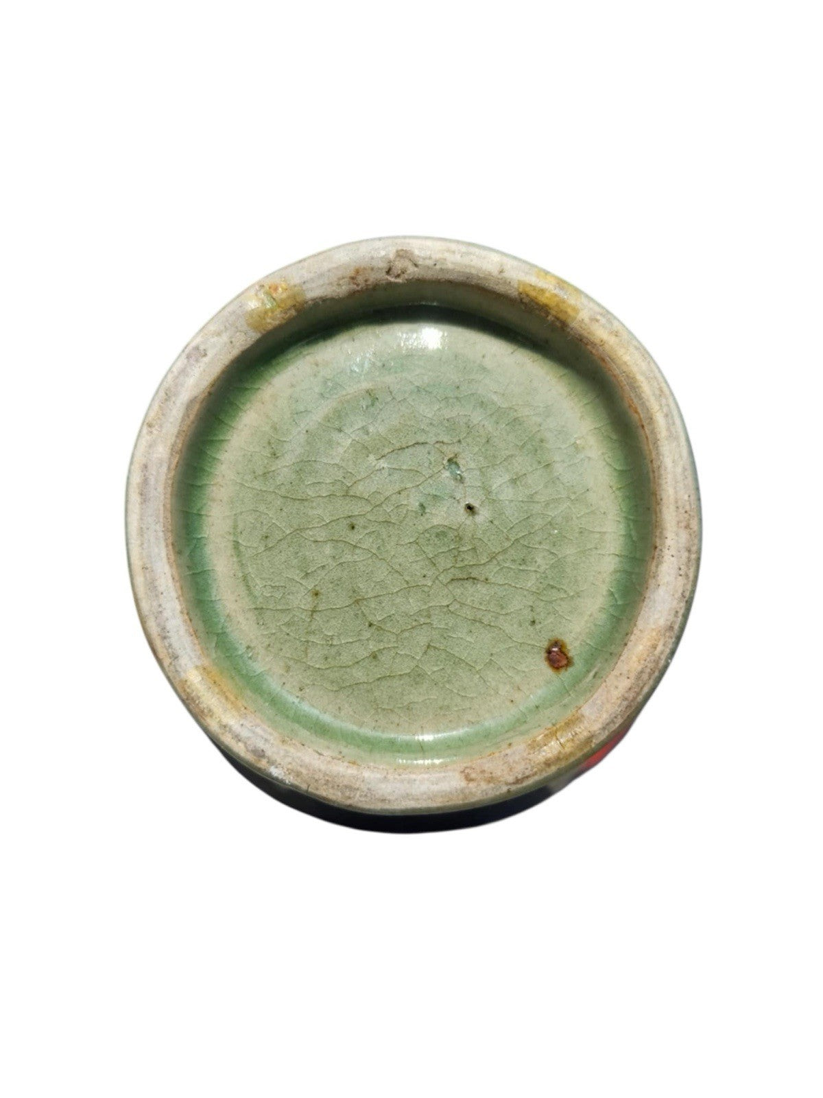 Antique Chinese Celadon Vase Qilin Motif Longquan Style Crackle Glaze