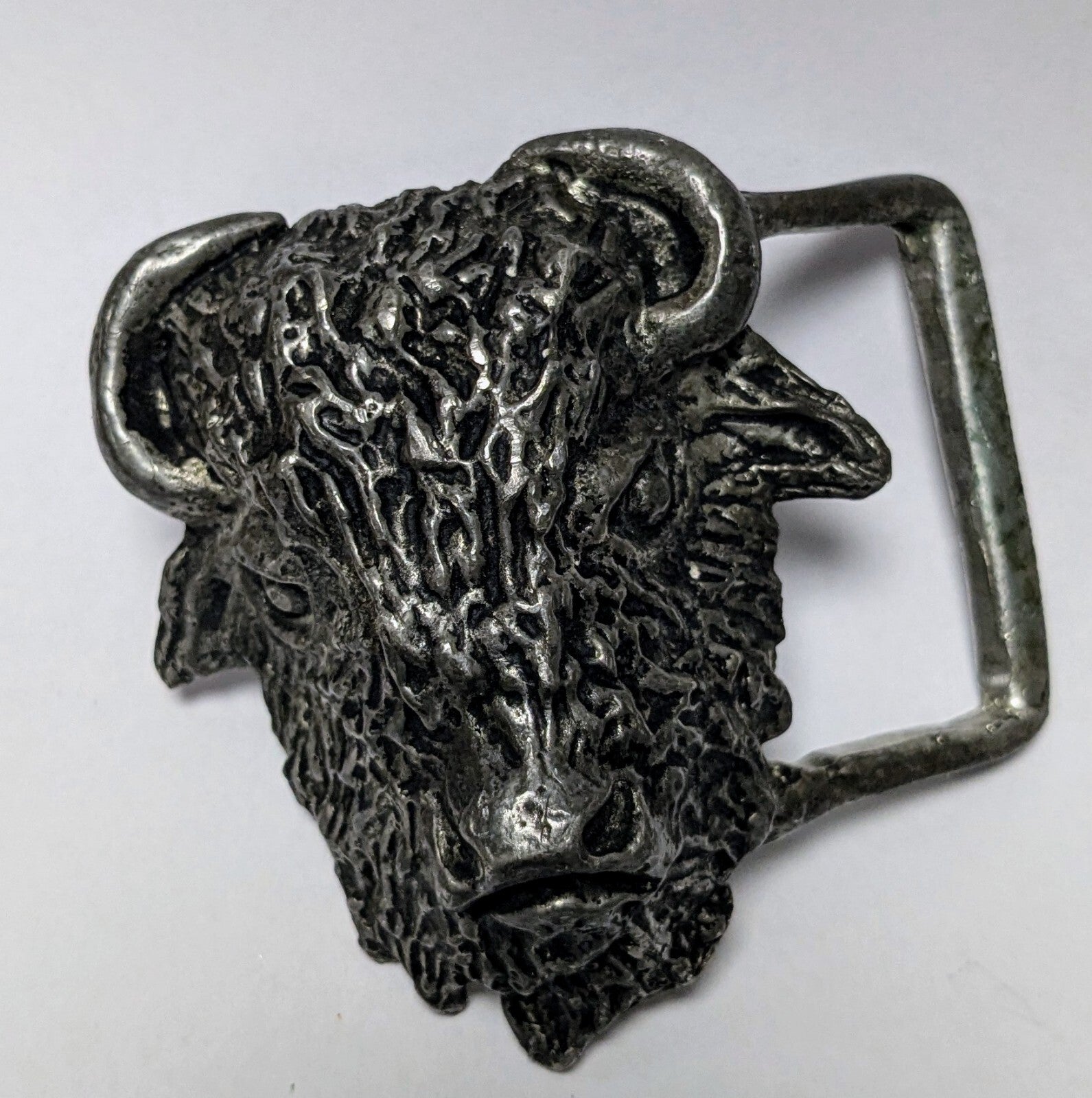 The Great Buffalo Belt Buckle Vintage Western