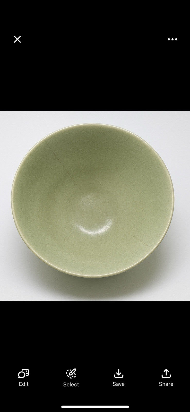 Antique Chinese Bowl Song Dynasty Style Crackle Glaze Pottery Hairline Crack