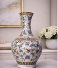 Antique Chinese Famillerose Butterfly vase Qing Guangxu Mark Hand painted