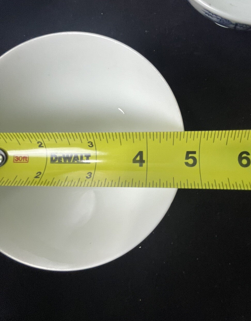 Vintage 3 Chinese Rice Eye Pedestal Sauce Dip Bowls Floral 4.75”