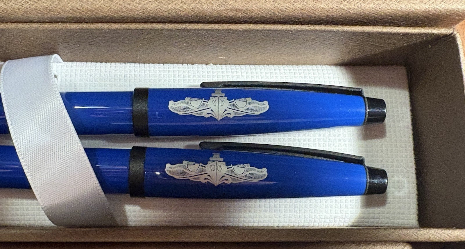 Cross Blue NAVY Ballpoint Pen & Mechanical Pencil Set RARE