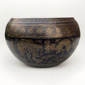 ANTIQUE BRASS ENGRAVED BOWL Made In India