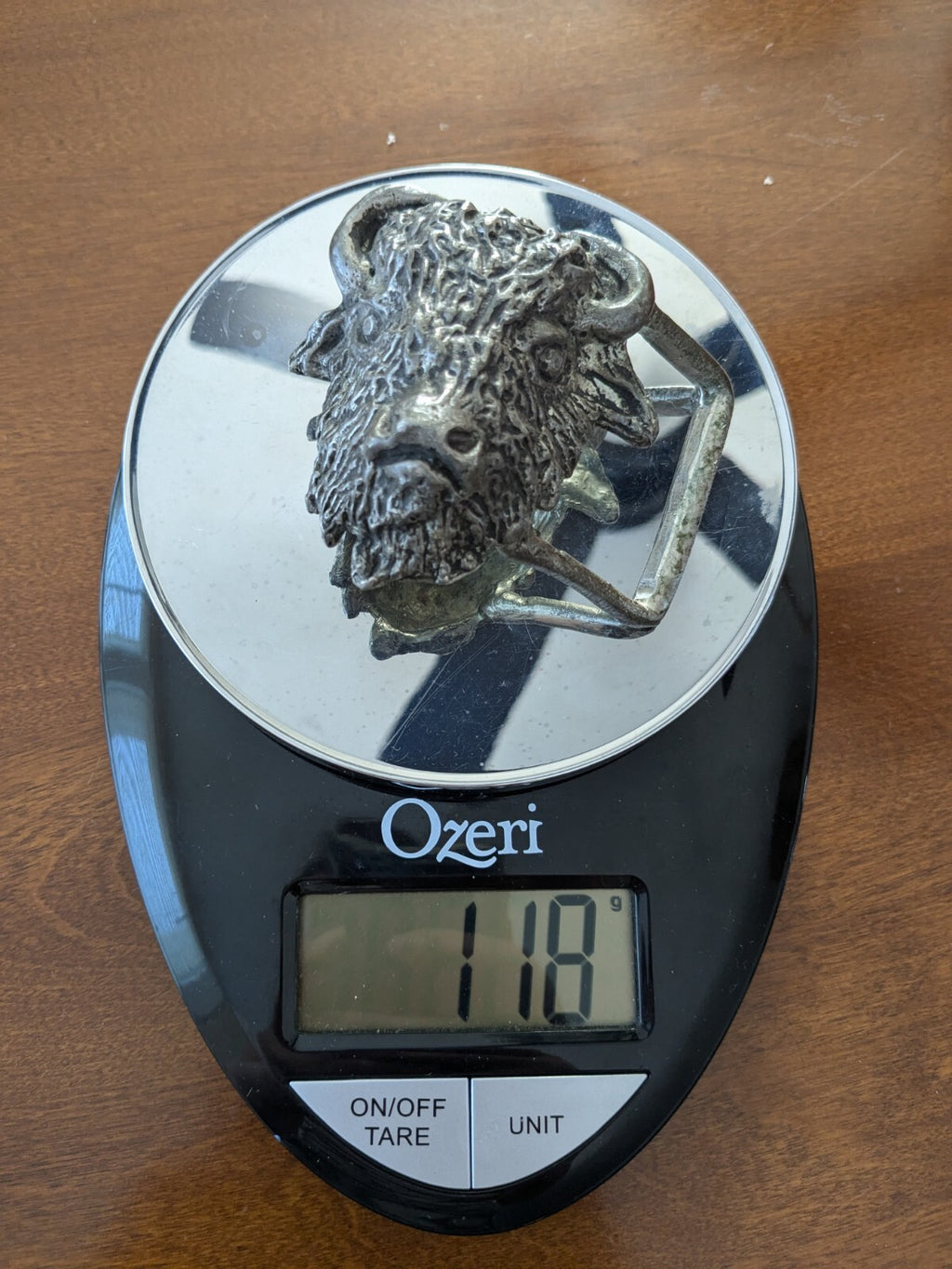 The Great Buffalo Belt Buckle Vintage Western