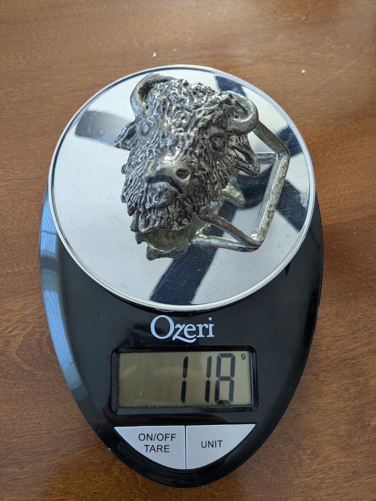 The Great Buffalo Belt Buckle Vintage Western