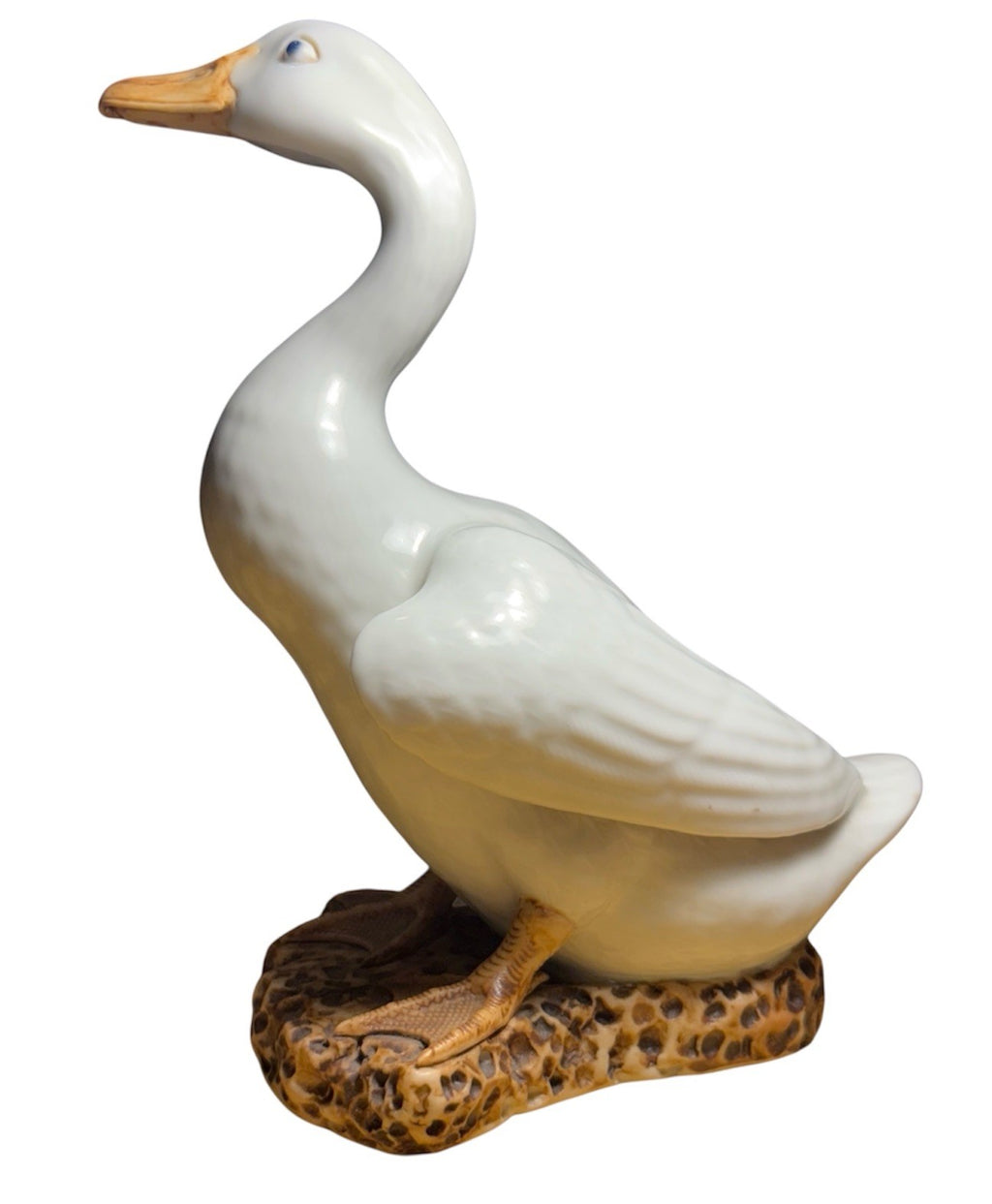VTG Chinese Porcelain Duck Figurine