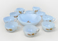 Anchor Hocking Fire King Milk Glass Wheat Vintage Cups Bowl 11 Pc Lot