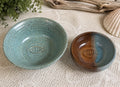 Signed Joel Edwards Studio Pottery Fish Bowls MCM Coastal Ceramic California