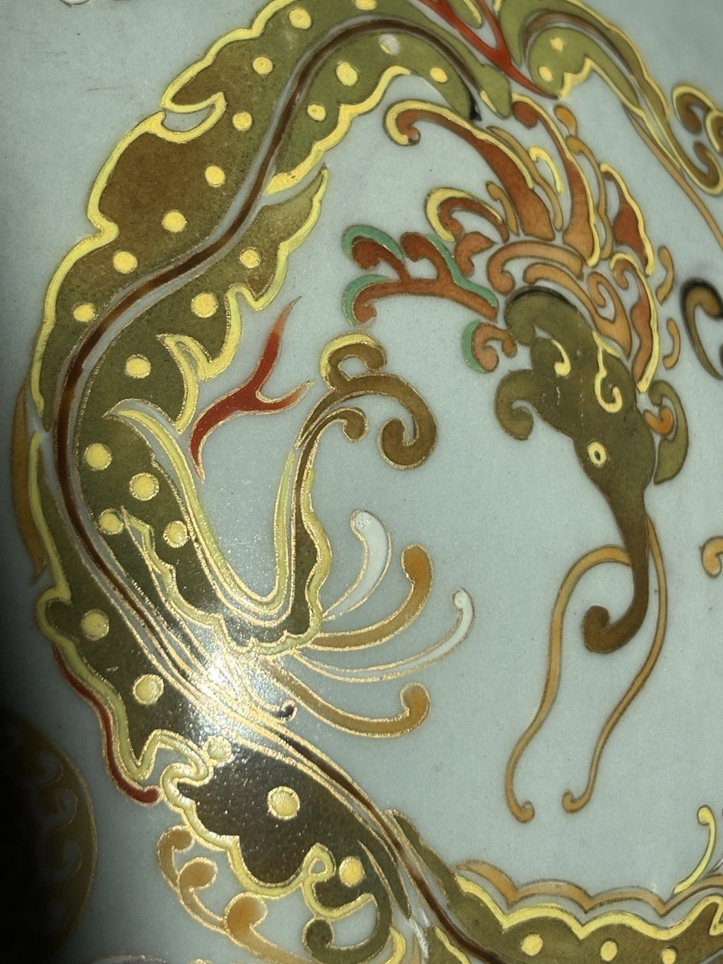 Late Meiji Japanese Blue-Ground Satsuma-Style Jardiniere, Bronze Stand
