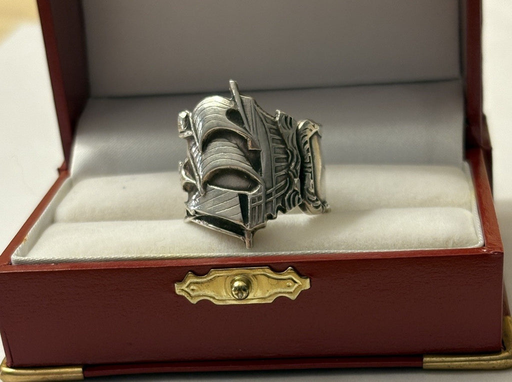 Vintage Sterling Silver Galleon Ship Ring – Sculptural Nautical Statement Size 7