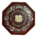Vintage Chinese Lacquer Mother of Pearl Inlay Wedding Candy Box 11.5”