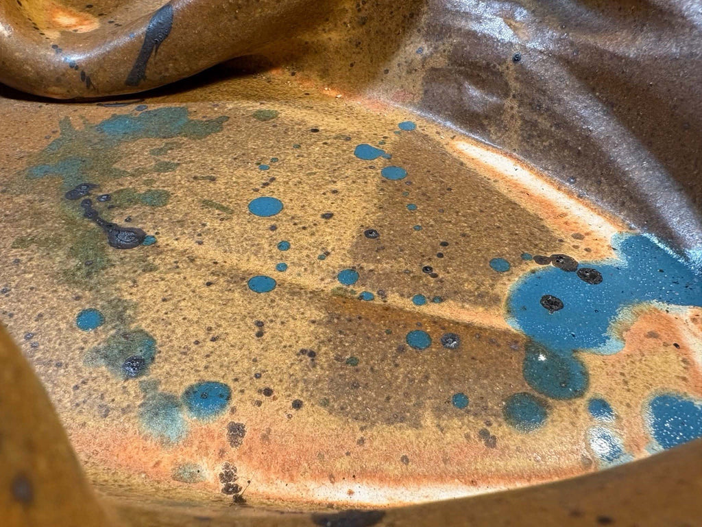 Joel Edwards Monumental Studio Pottery Sculptural Centerpiece Bowl MCM Art