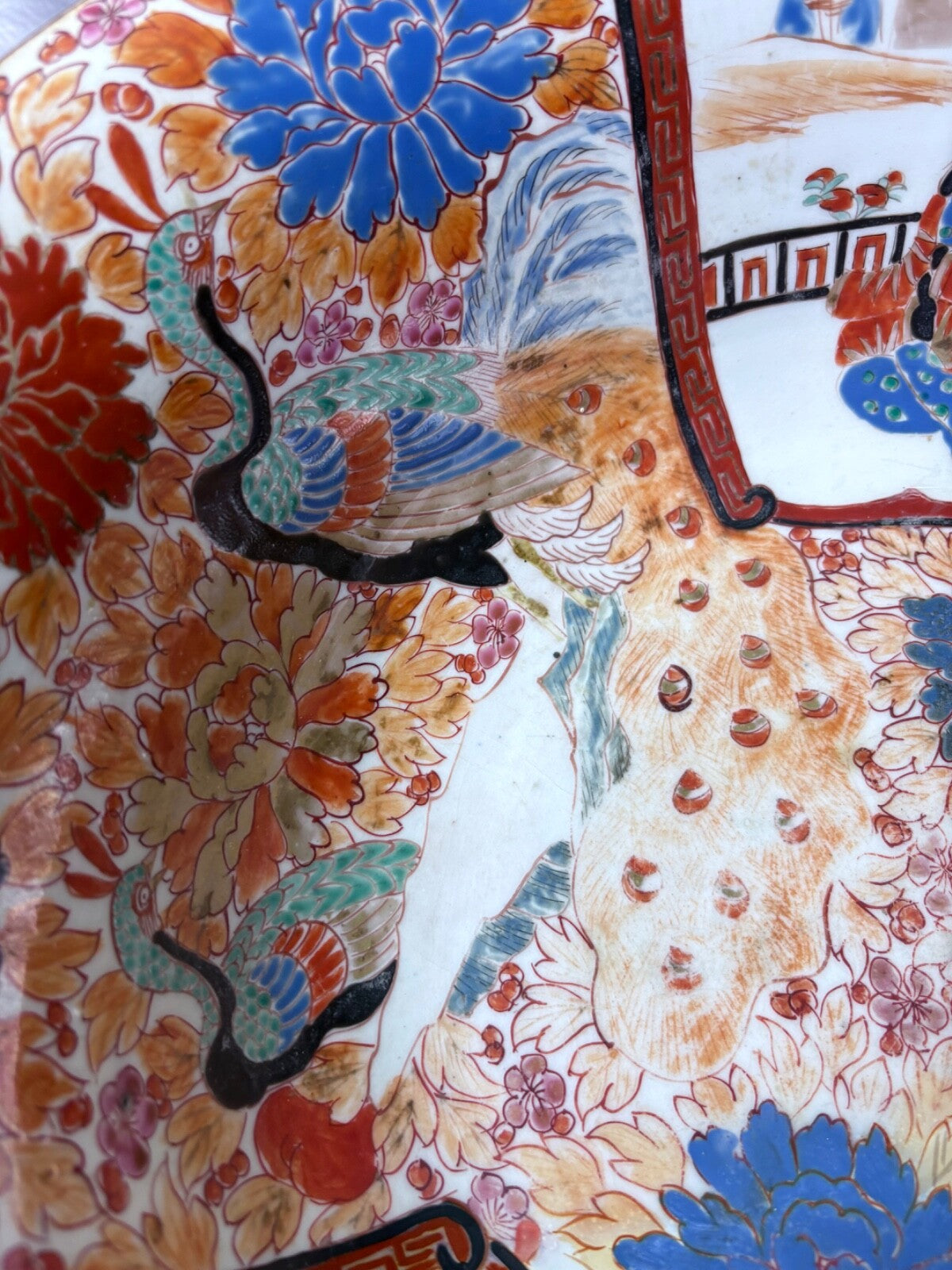 Antique 19th Century Japanese Imari Porcelain Bowl (c. 1870–1890)