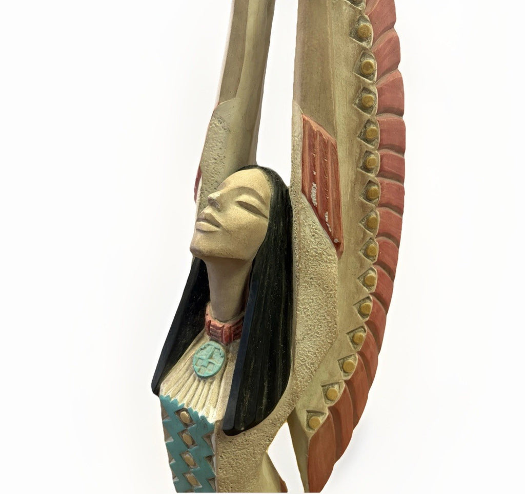 Rare Austin Productions 1989 Southwestern Sculpture Pedestal Set 3 Pc