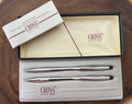 Cross Classic Century Chrome Ballpoint Pen & Pencil Set Boxed