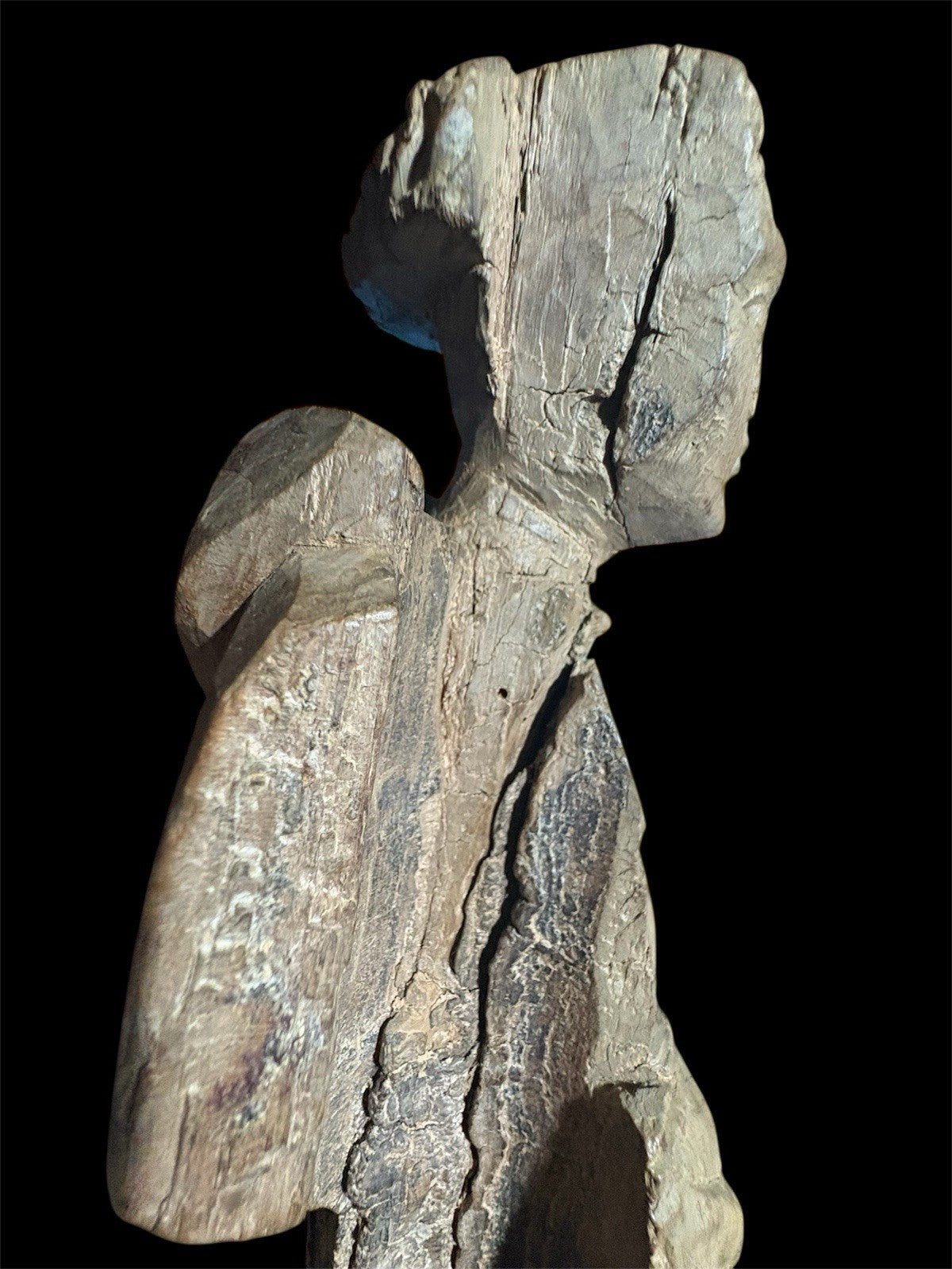 1500-1600s Spanish Colonial Santos Figure – Museum Marked 79.29.124”