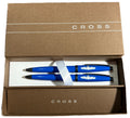 Cross Blue NAVY Ballpoint Pen & Mechanical Pencil Set RARE