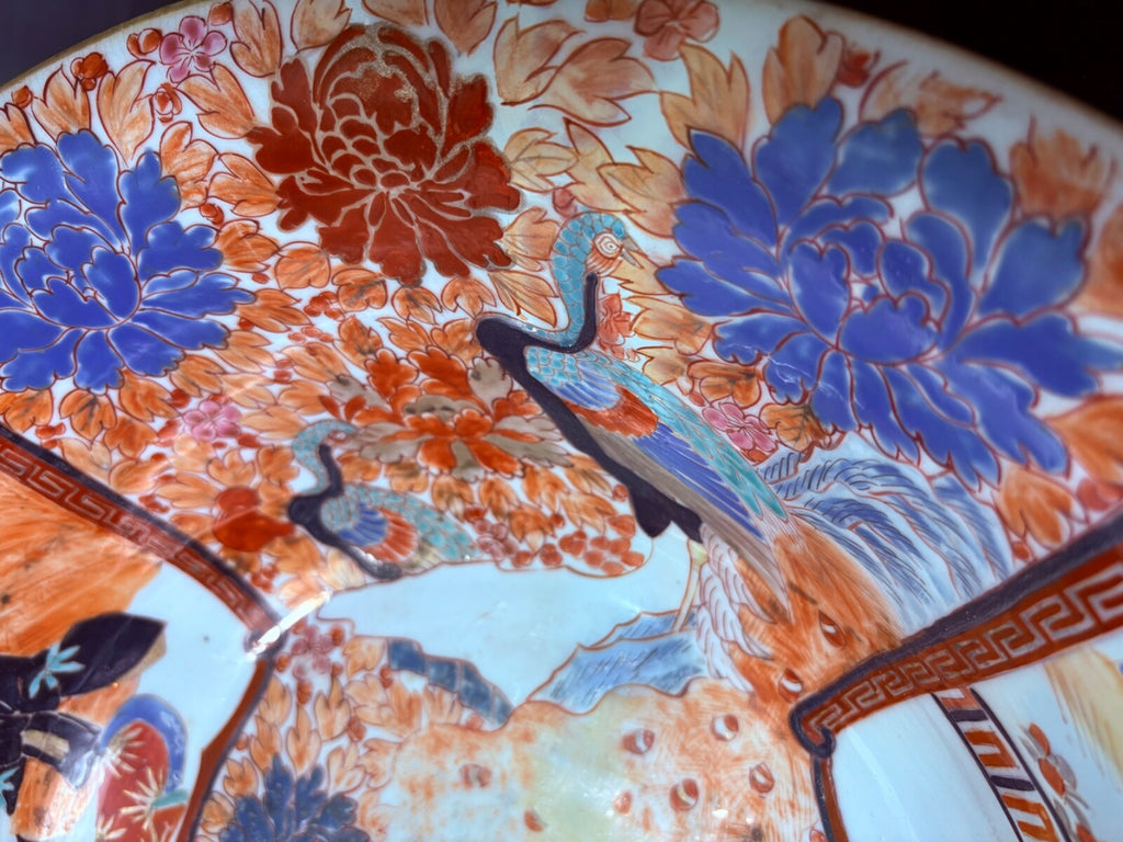 Antique 19th Century Japanese Imari Porcelain Bowl (c. 1870–1890)