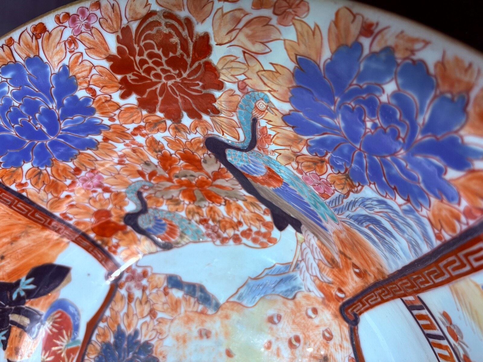 Antique 19th Century Japanese Imari Porcelain Bowl (c. 1870–1890)