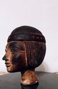 Soapstone Bust Egyptian Princess Hand Carved