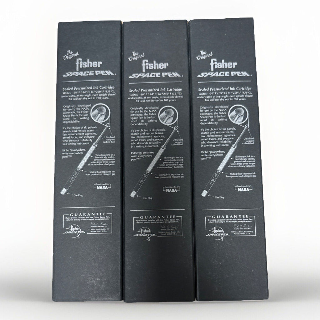 Fisher Space Pen Ballpoint Pen Navy -.NEW in Box Vintage Set Of 3