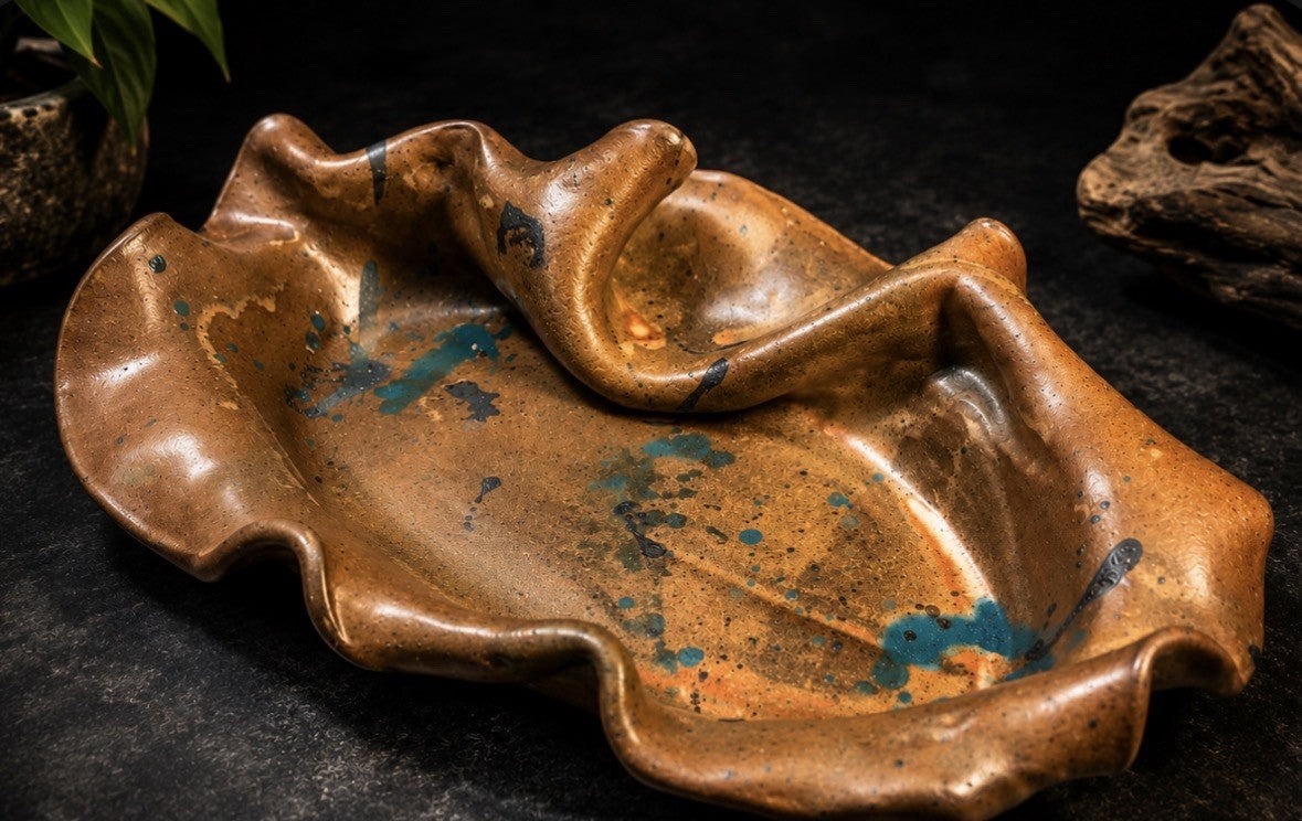 Joel Edwards Monumental Studio Pottery Sculptural Centerpiece Bowl MCM Art
