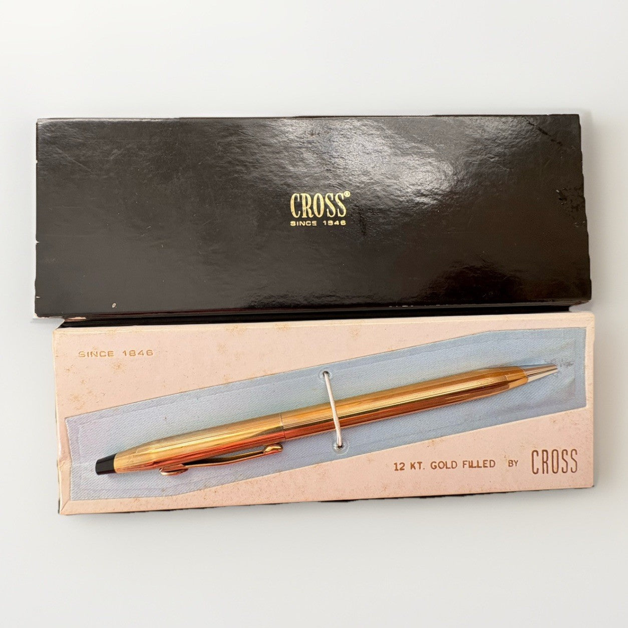 Vintage Cross Ballpoint Pen 12KT Gold Filled c.1946 w/ Box