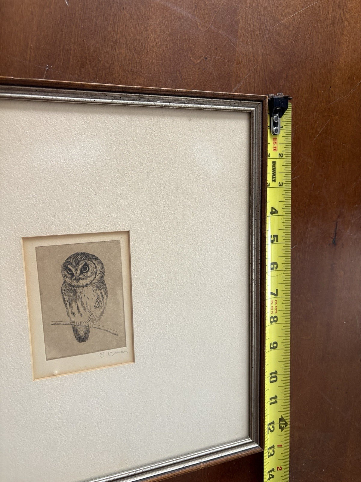 Owl Original samuel owen 1769 to 1857 signed